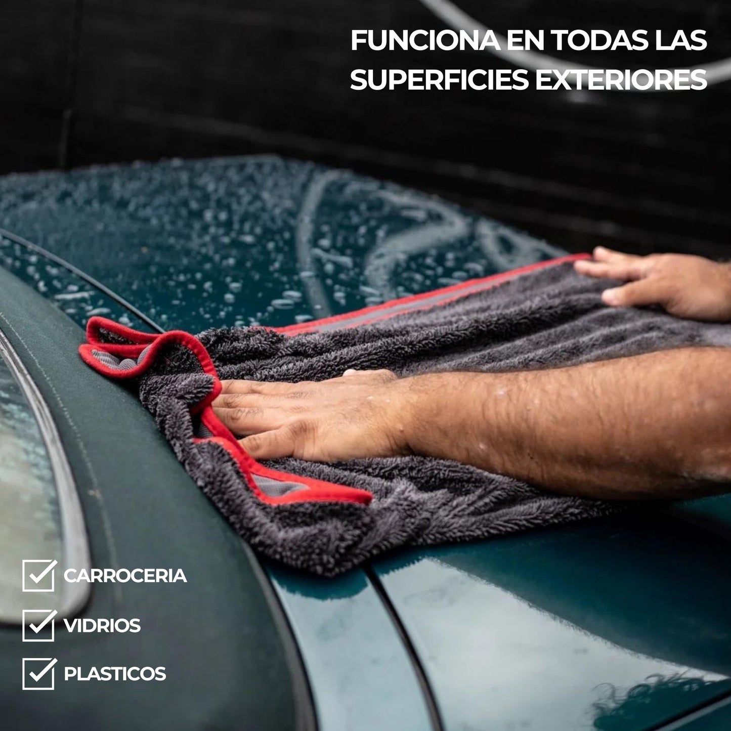 Bundle: Toalla Secado 600 gsm + 5 Paños Multiuso