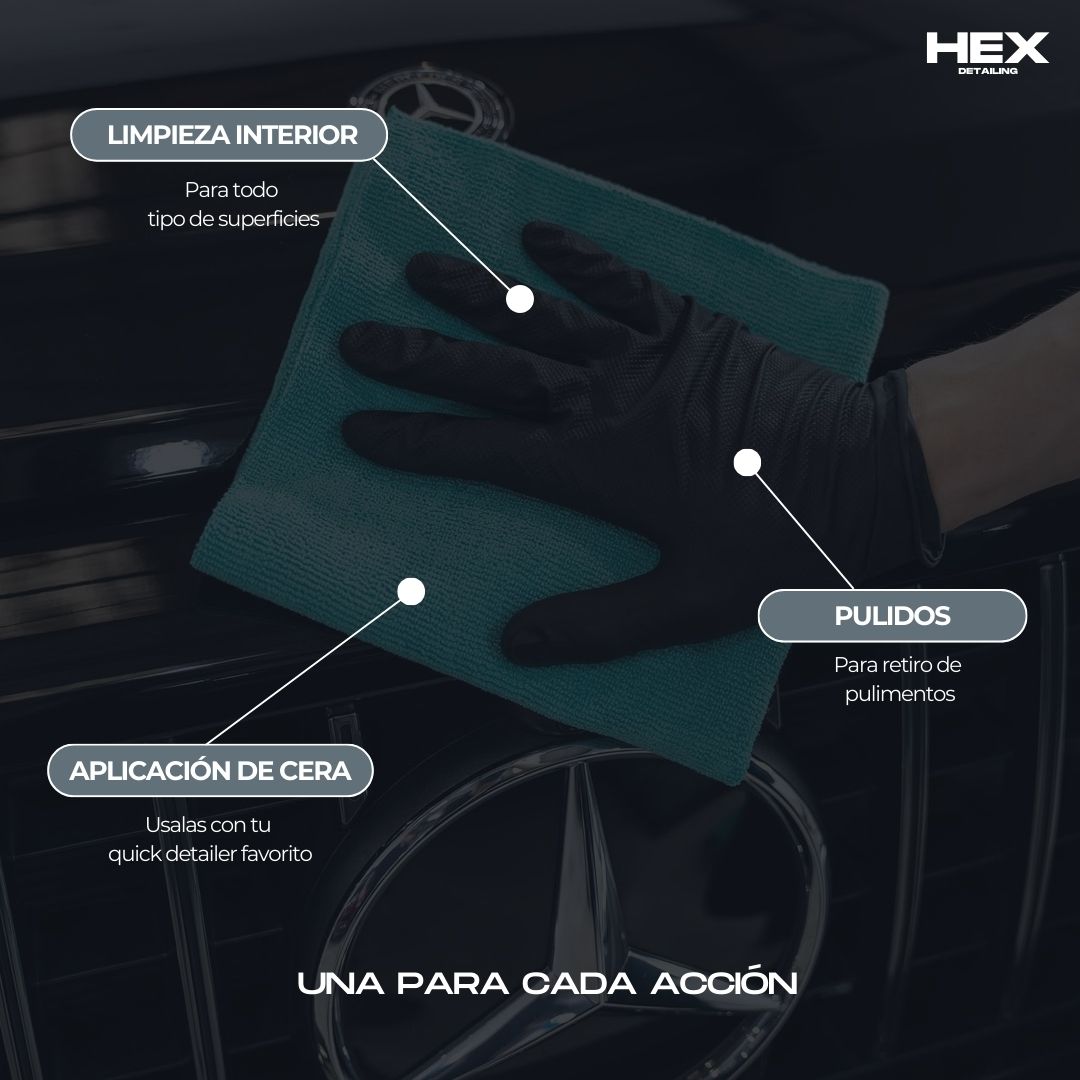 5 Toallas Multiuso Edgeless 40x40 cm 400 gsm