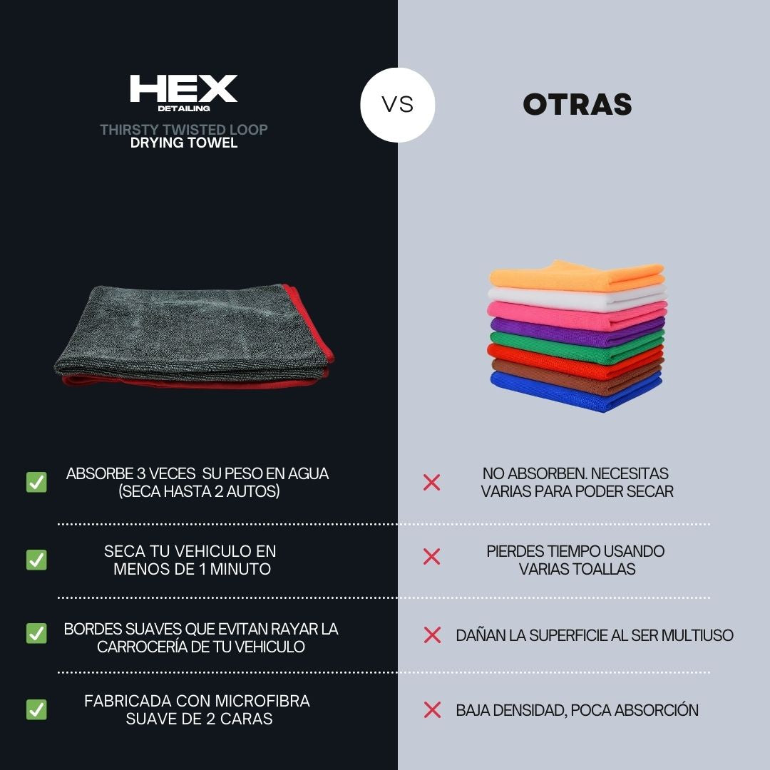 Toalla Thirsty Twisted Loop 600 gsm