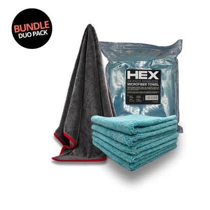 Bundle: Toalla Secado 600 gsm + 5 Paños Multiuso